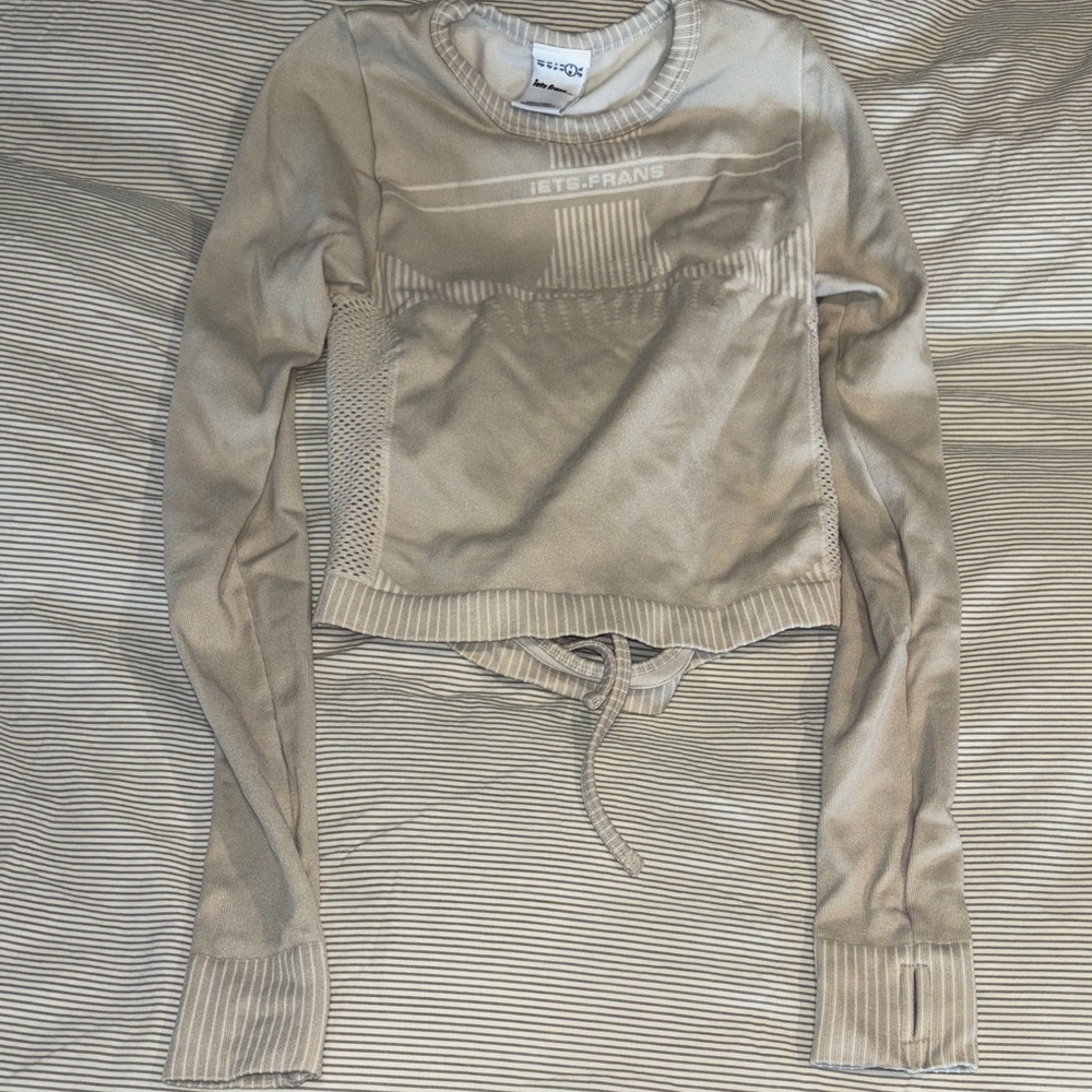 iEts Frans long sleeve crop top